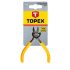 TOPEX Precíziós oldalcsípő fogó 140mm 32D031