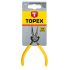 TOPEX Precíziós hosszúcsőrű fogó 140mm 32D032