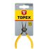 TOPEX Precíziós kerekcsőrű fogó 140mm 32D034