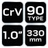 NEO TOOLS Csőfogó 90fok, 1", CV, 330mm 25 év garanciával 02-423