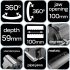 NEO TOOLS Satu 100mm, fémipari 360 fokban forgatható 35-030