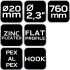 NEO TOOLS PEX csőhajlító rugó 20x760 mm 02-432