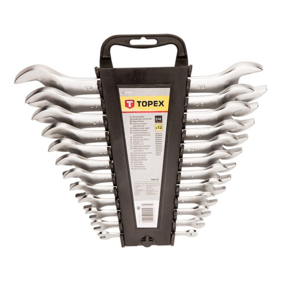 TOPEX VILLÁSKULCS KÉSZLET 6-32mm, 12db, CV 35D657