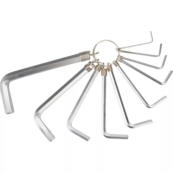 TOPEX Imbuszkulcs készlet 10db, CV 1.5-10mm 35D954