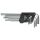 TOPEX Imbuszkulcs készlet 9db, HOSSZÚ 1.5-10MM 35D956
