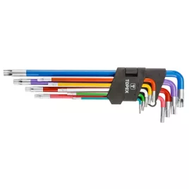 TOPEX Torxkulcs készlet 9db, SZÍNES 35D969