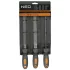 NEO TOOLS RESZELŐ KÉSZLET 3db FÉMHEZ 37-605