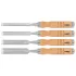 NEO TOOLS Favéső készlet 6, 12, 18, 24mm, 4db-os fa nyéllel 37-800