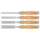 NEO TOOLS Favéső készlet 6, 12, 18, 24mm, 4db-os fa nyéllel 37-800