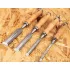 NEO TOOLS Favéső készlet 6, 12, 18, 24mm, 4db-os fa nyéllel 37-800