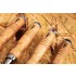 NEO TOOLS Favéső készlet 6, 12, 18, 24mm, 4db-os fa nyéllel 37-800