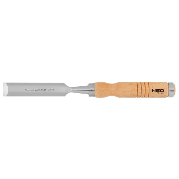 NEO TOOLS Favéső 24mm, CRV, fa nyéllel 37-824