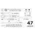 Top Tools Dugókulcskészlet 1/4", 1/2", 47db 38D550