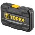 TOPEX Dugókulcskészlet + bitkészlet 1/4" 46db 38D640