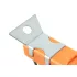 NEO TOOLS Drótkefe, acél, 3x19 sor, kaparóval 39-012