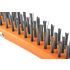NEO TOOLS Drótkefe, acél, 3x19 sor, kaparóval 39-012