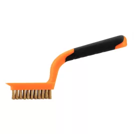 NEO TOOLS Drótkefe, sárgaréz, 5x11 sor 39-031