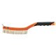 NEO TOOLS Drótkefe, sárgaréz, 3x19 sor, kaparóval 39-032