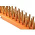 NEO TOOLS Drótkefe, sárgaréz, 3x19 sor, kaparóval 39-032