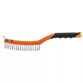   NEO TOOLS Drótkefe, rozsdamentes, 3x19 sor, kaparóval 39-052