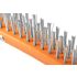 NEO TOOLS Drótkefe, rozsdamentes, 3x19 sor, kaparóval 39-052