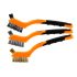 NEO TOOLS Drótkefe készlet 3db, 3x7 sor, Acél, műanyag és sárgaréz szálas kefék 39-100