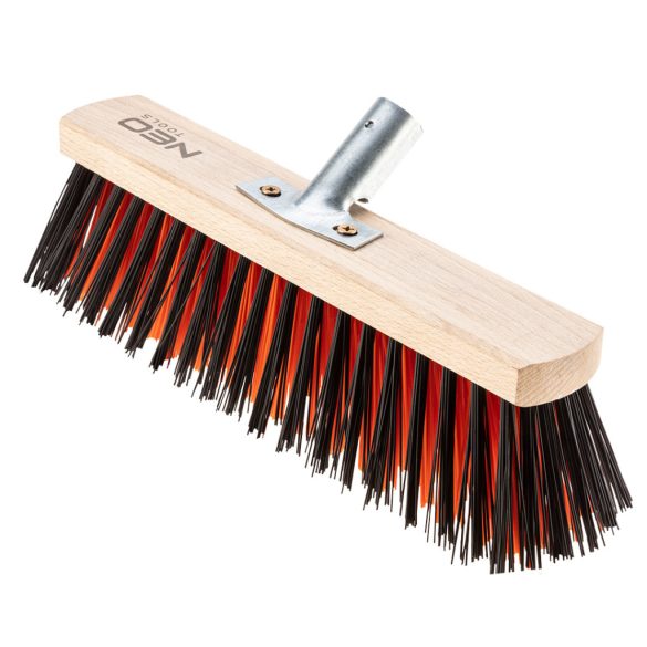 NEO TOOLS Térkő-, beton-, járdaseprű 30cm, fém nyélbefogó, profi kivitel 39-200