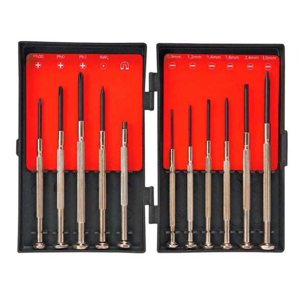 Top Tools Műszerész, Precíziós Csavarhúzó készlet 39D194 11R 39D194
