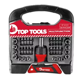 Top Tools Dugókulcskészlet + bitkészlet 44db 39D200