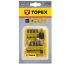 TOPEX Csavarhúzó bitkészlet 18db 39D363