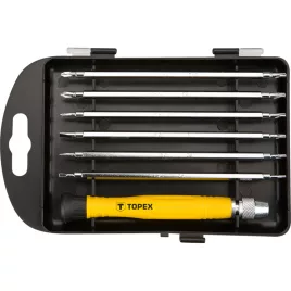   TOPEX MŰSZERÉSZ, PRECÍZIÓS Csavarhúzó készlet 7db 39D551