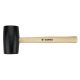 TOPEX Gumikalapács 58mm 450g, keményfa nyél 02A344