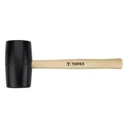TOPEX Gumikalapács 63mm 680g, keményfa nyél 02A345