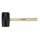 TOPEX Gumikalapács 63mm 680g, keményfa nyél 02A345