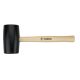 TOPEX Gumikalapács 63mm 680g, keményfa nyél 02A345