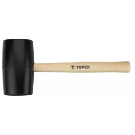 TOPEX Gumikalapács 72mm 900g, keményfa nyél 02A347