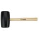 TOPEX Gumikalapács 72mm 900g, keményfa nyél 02A347
