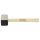 TOPEX Gumikalapács 58mm 450g, fekete-fehér, fa nyél 02A354
