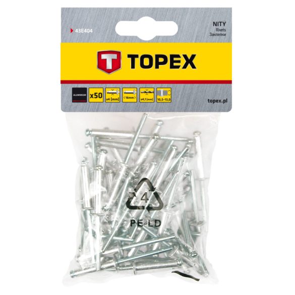 TOPEX POPSZEGECS 4.0X16, 50db 43E404