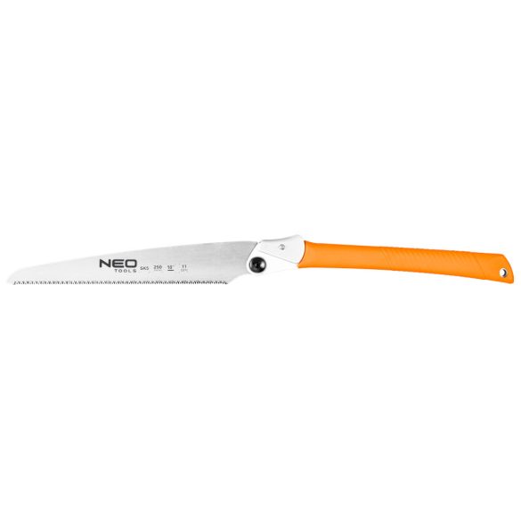 NEO TOOLS Japán fűrész, fűrészlap:250mm(10") 11 TPI, hegyes, összecsukható 44-611