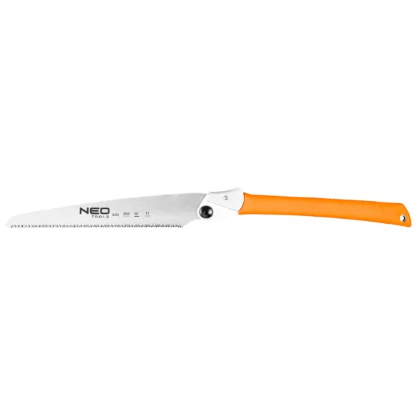 NEO TOOLS Japán fűrész, fűrészlap:250mm(10") 11 TPI, hegyes, összecsukható 44-611