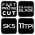 NEO TOOLS Japán fűrész, fűrészlap:250mm(10") 11 TPI, hegyes, összecsukható 44-611