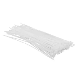   Top Tools KÁBELKÖTEGELŐ, gyorskötöző, 2,5mm x 200mm, fehér, 100db 44E952