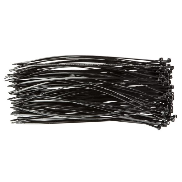 TOPEX KÁBELKÖTEGELŐ, gyorskötöző, 2,5mm x 200mm, fekete, 100db 44E972