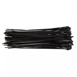   TOPEX KÁBELKÖTEGELŐ, gyorskötöző, 3,6mm x 300mm, fekete, 100db 44E973