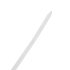 TOPEX KÁBELKÖTEGELŐ, gyorskötöző, 2,5mm x 100mm, fehér, 100db 44E975