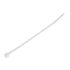TOPEX KÁBELKÖTEGELŐ, gyorskötöző, 2,5mm x 100mm, fehér, 100db 44E975