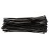 TOPEX KÁBELKÖTEGELŐ, gyorskötöző, 4,8mm x 300mm, fekete, 75db 44E980
