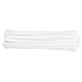   TOPEX KÁBELKÖTEGELŐ, gyorskötöző, 7,6mm x 500mm, fehér, 75db 44E984