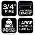 NEO TOOLS Csőszorító 3/4" 45-496